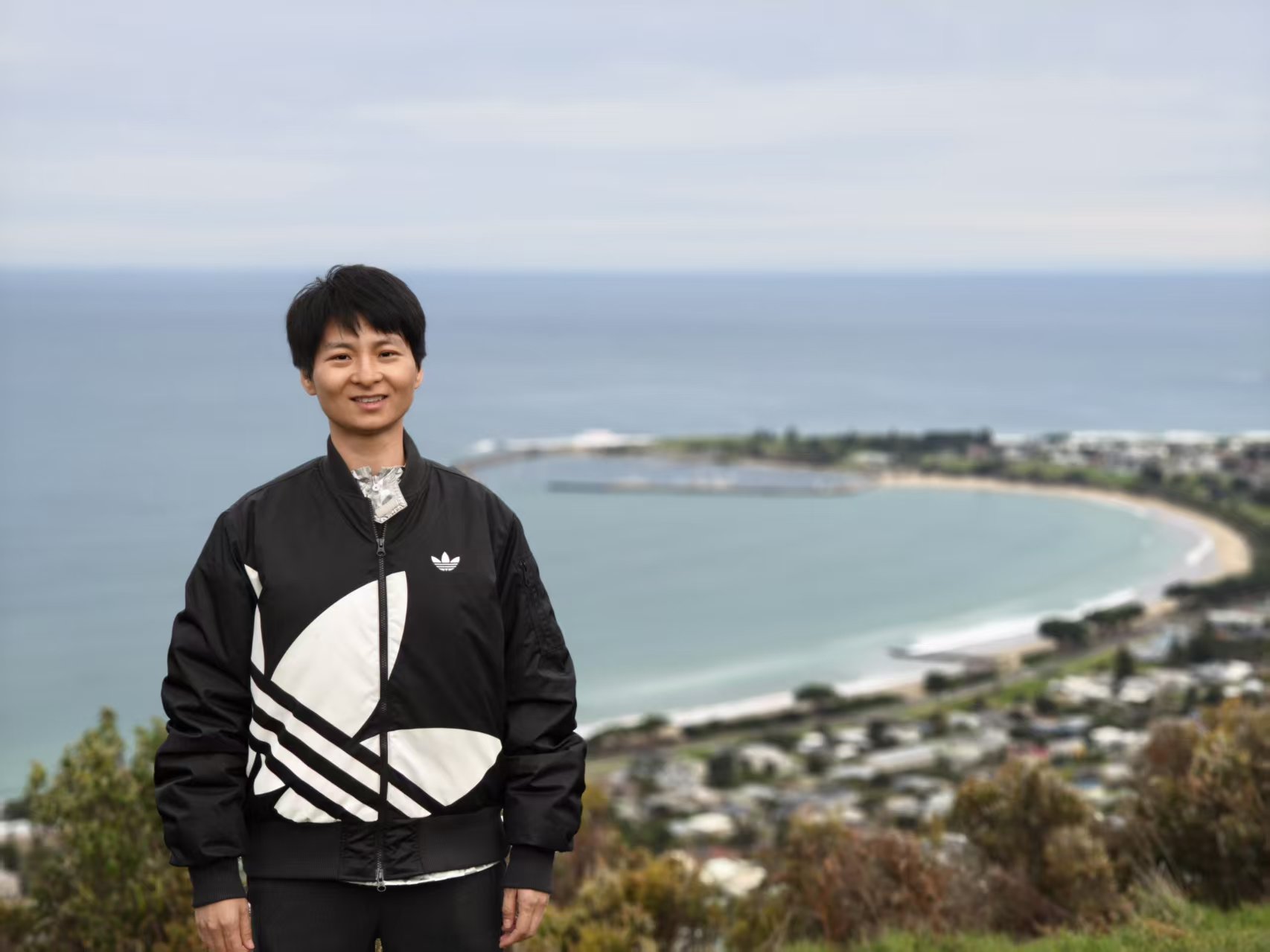 Yanyan Zou at Apollo Bay, Australia